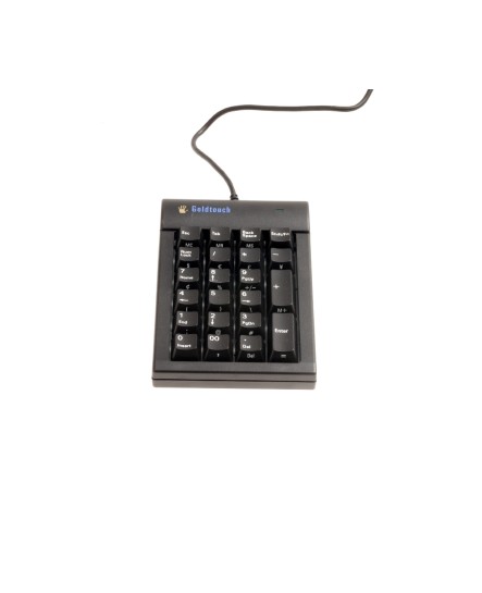 BakkerElkhuizen Goldtouch svart USB numeriskt tangentbord