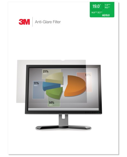 3M Anti-Glare filter för 19.0'' monitor