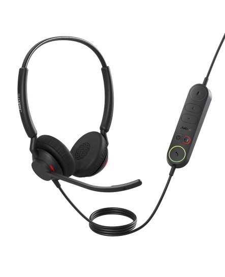Jabra Engage 40 USB-A UC Inline Link stereo headset