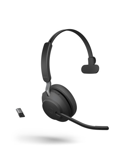 Jabra Evolve2 65 UC USB-A svart mono headset