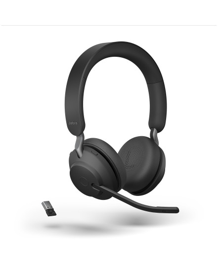 Jabra Evolve2 65 UC USB-A svart stereo headset