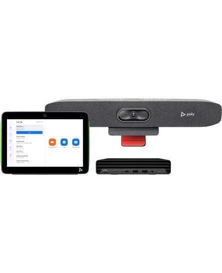 Poly Studio Small Room Bundle Zoom Rooms Studio R30 USB Video Bar HP PC w/TC10 (ABB) Poly Studio Small Room Bundle Zoom Rooms Studio R30 USB Video Bar HP PC w/TC10 (ABB)