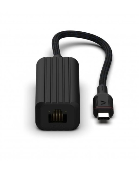 Unisynk USB-C till nätverk svart adapter