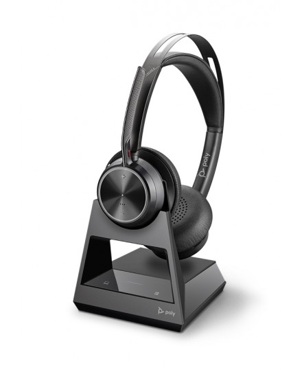 Poly V7200 Voyager Focus 2 Office USB-A med laddställ stereo bluetooth headset
