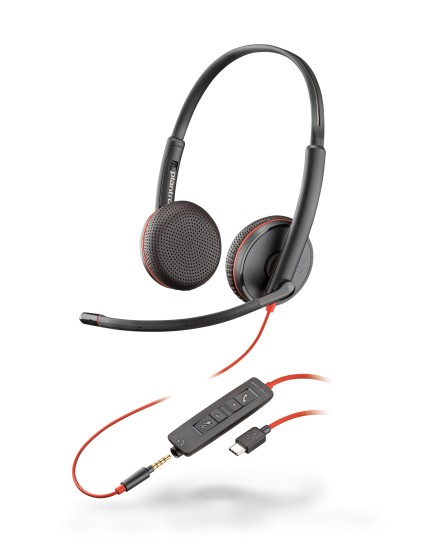 Plantronics C3225C BlackWire USB-C stereo headset