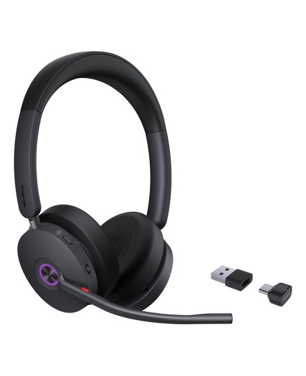 Yealink BH74 Teams trådlöst Bluetooth USB-C/A ANC svart stereo headset Yealink BH74 Teams trådlöst Bluetooth USB-C/A ANC svart stereo headset