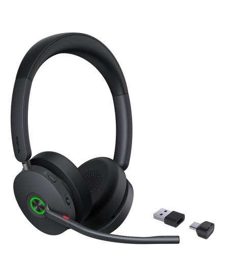 Yealink BH74 UC trådlöst Bluetooth USB-C/A ANC svart stereo headset Yealink BH74 UC trådlöst Bluetooth USB-C/A ANC svart stereo headset