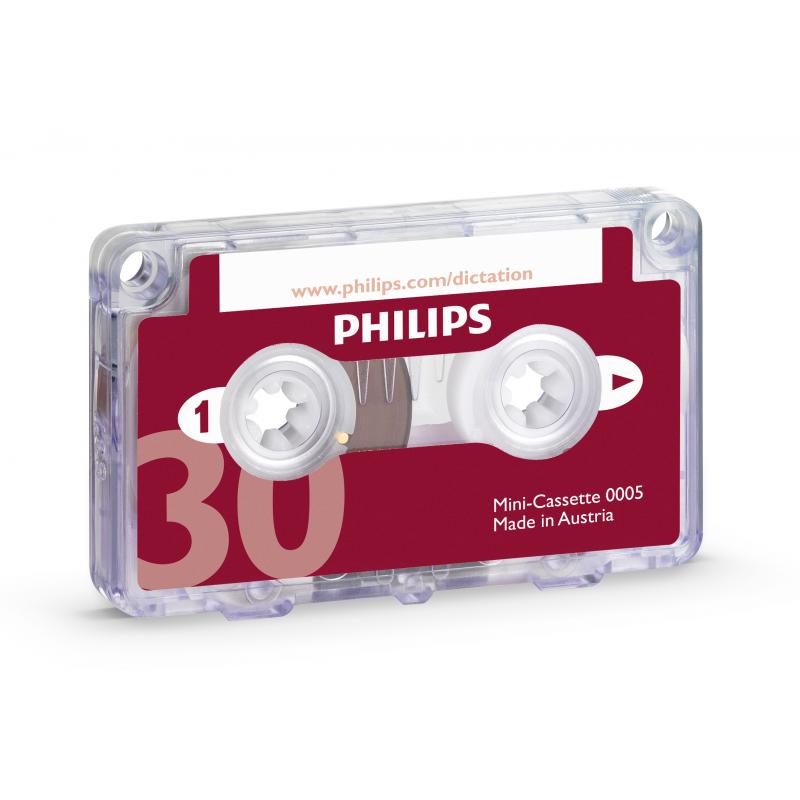 Philips minikassettband 30 minuter, 1-pack, LFH0005-1