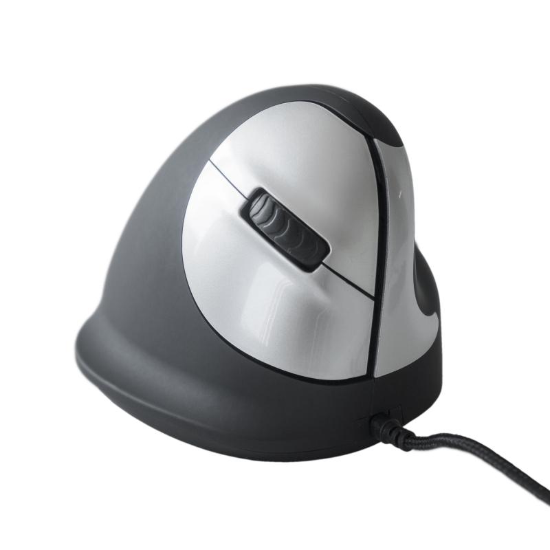 R-Go HE Mouse L höger trådbunden ergonomisk mus