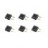 Jabra flight adapter, 6-pack