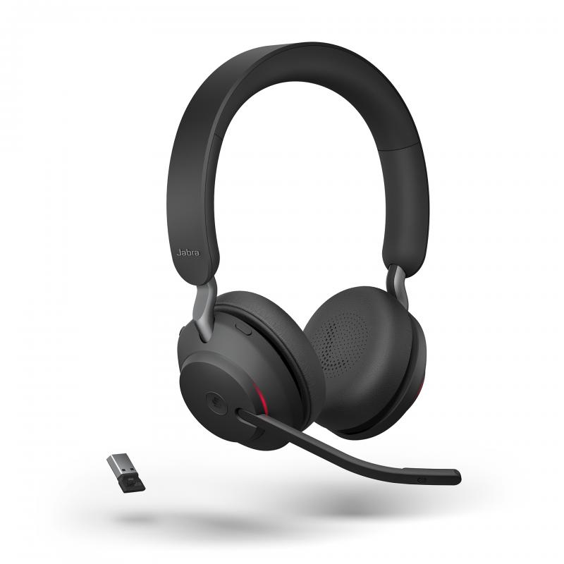 Jabra Evolve2 65 MS USB-A svart stereo headset