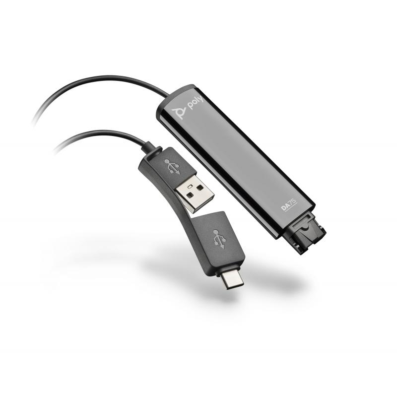 Poly DA75 USB-A/C-adapter