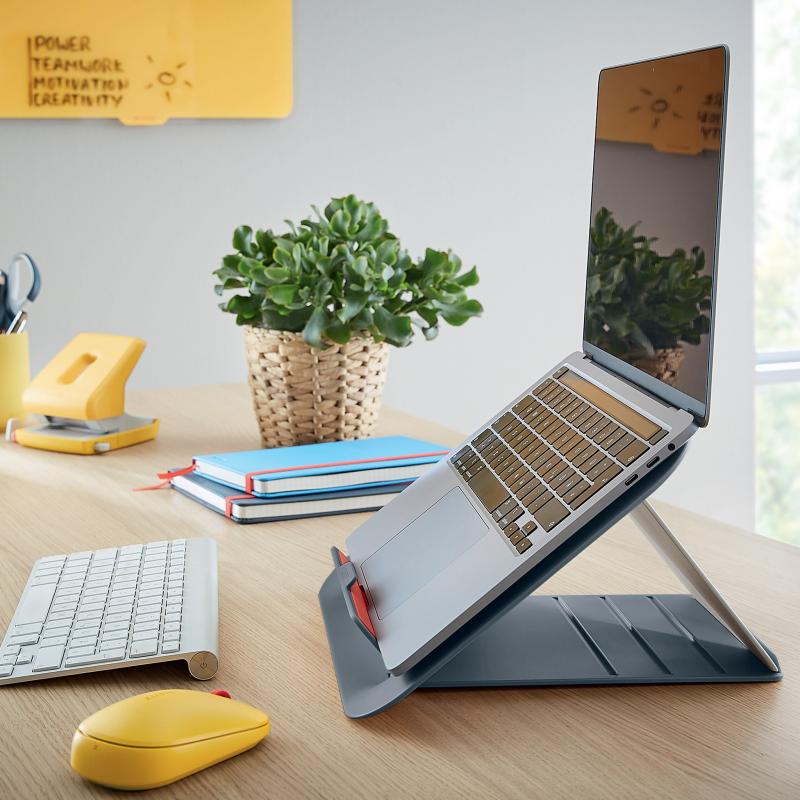 Leitz Ergo Cosy ergonomiskt laptopställ grå