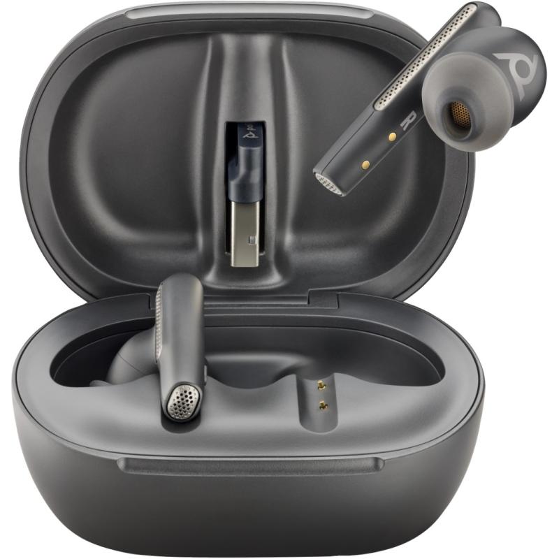 Poly Voyager Free 60+ svart BT700 UC MS true wireless hörlurar