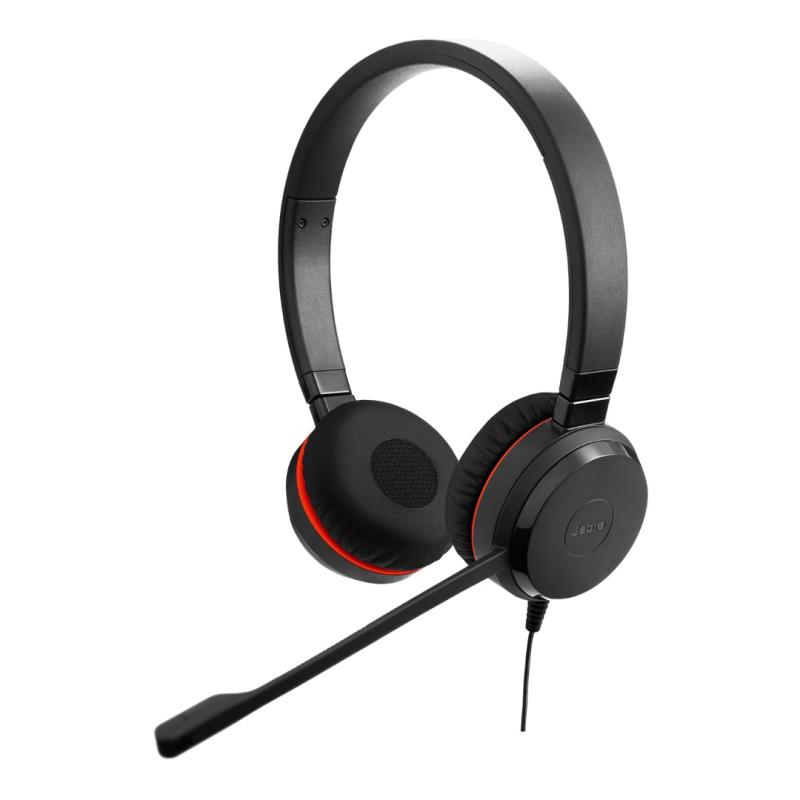 Jabra Evolve 20 SE konstläder USB-C/A adapter UC stereo headset