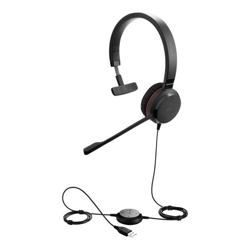 Jabra Evolve 30 II USB-C/A adapter MS mono headset