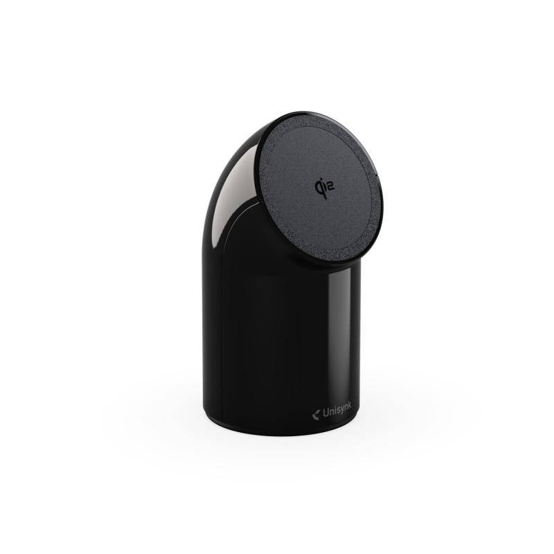 Unisynk Qi2 15W svart Stand2 magnetisk trådlös laddare