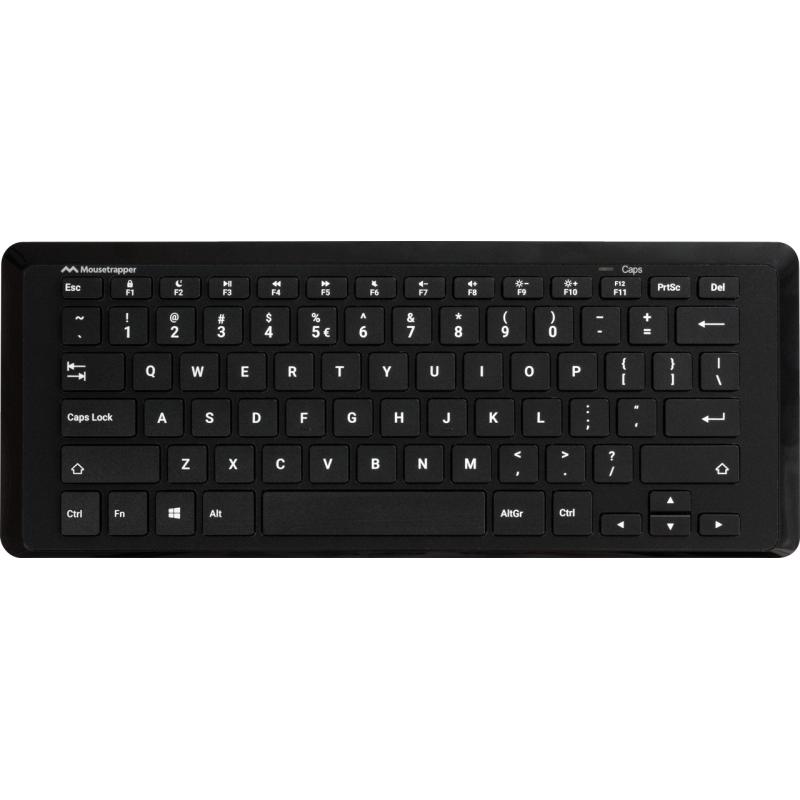 Mousetrapper Universal USB RF WL BT QWERTY engelska USA Mini Wireless tangentbord