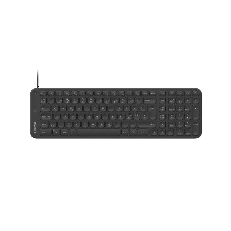 Contour Design Balance medelstor nordisk trådbunden tangentbord