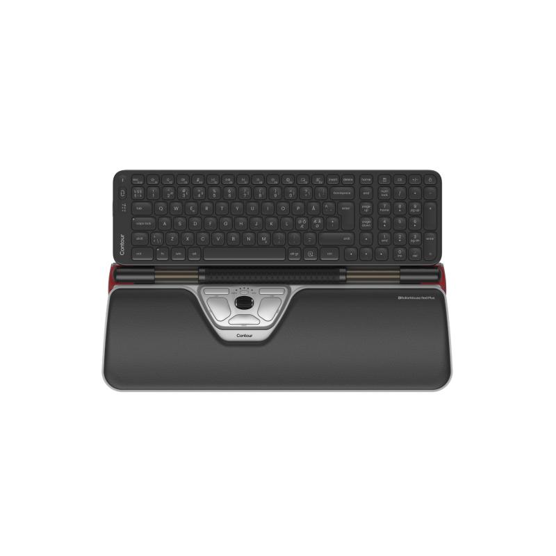 Contour Design Contour RollerMouse Red Plus - Balance medelstor nordisk tangentbord