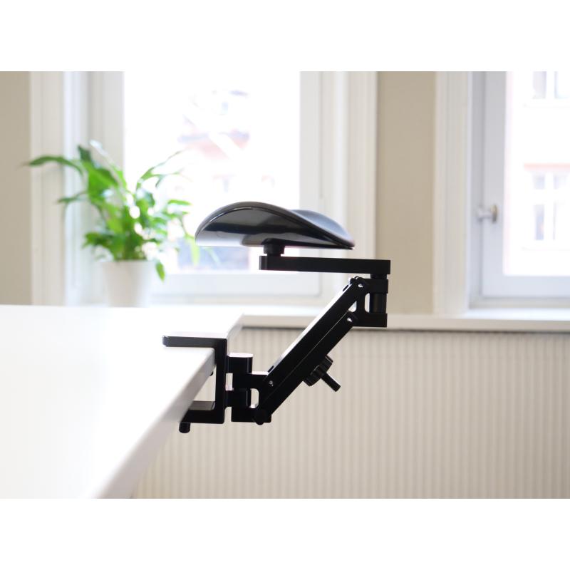 Mousetrapper Armrest Dynamic konstläder svart handledsstöd