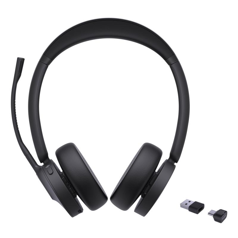 Yealink BH71 Dual UC trådlöst Bluetooth USB-C USB-A svart stereo headset