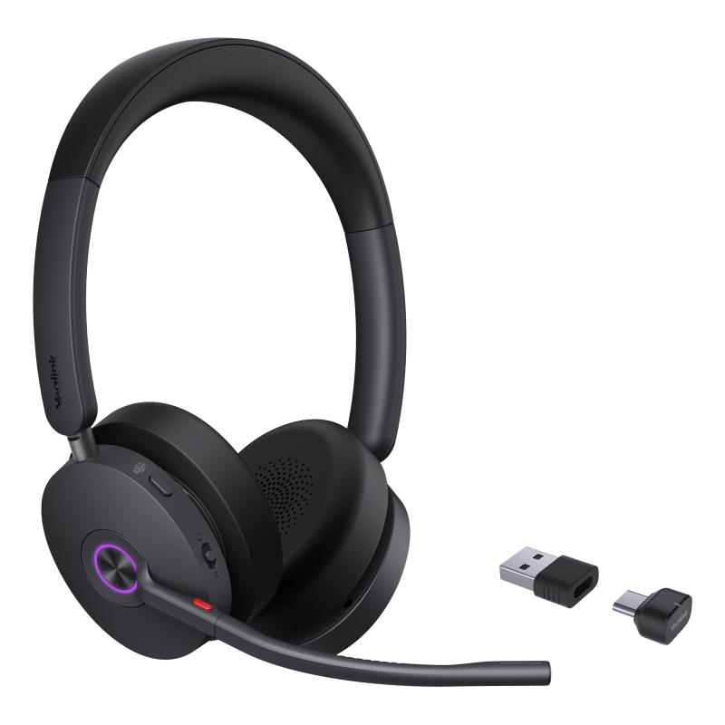 Yealink BH74 Teams trådlöst Bluetooth USB-C/A ANC svart stereo headset