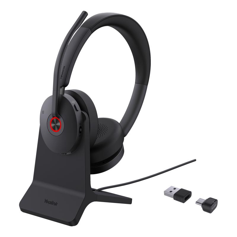 Yealink BH74 Teams trådlöst Bluetooth USB-C/A ANC svart stereo headset