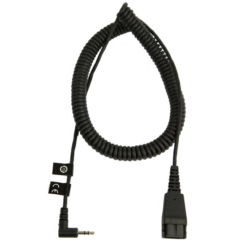 Jabra GN QD-2.5mm spiralkabel 2m