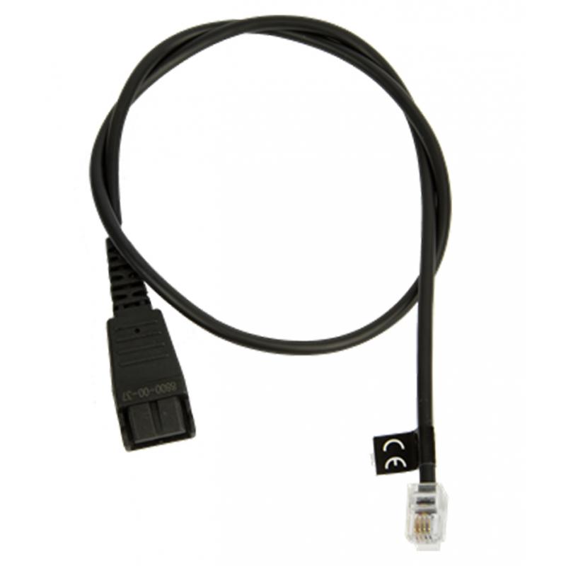 Jabra QD-RJ11 rak headsetkabel